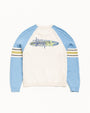 STRIPE RAGLAN CREW
