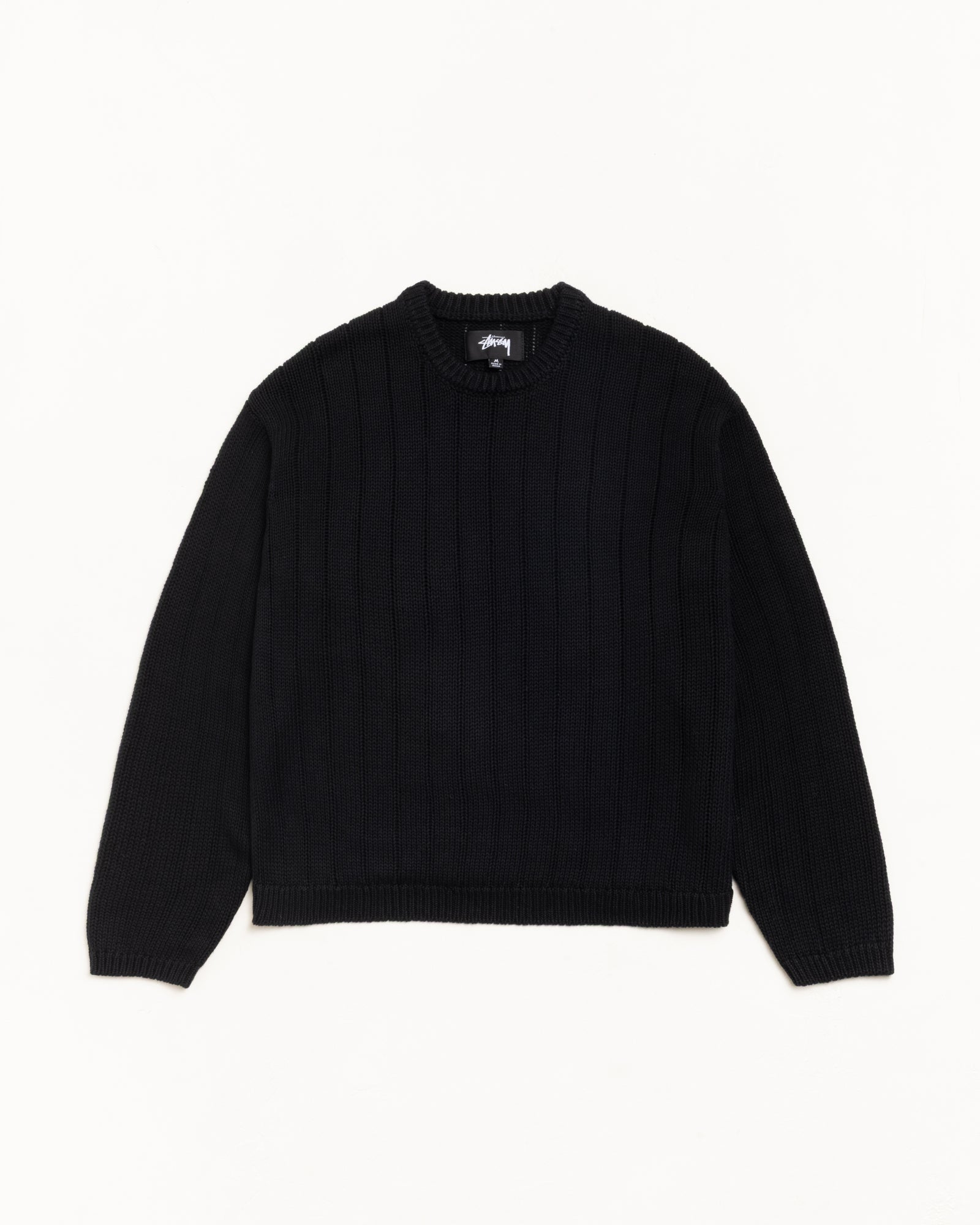 Buana Logo Sweater Mens Long Sleeve In Black