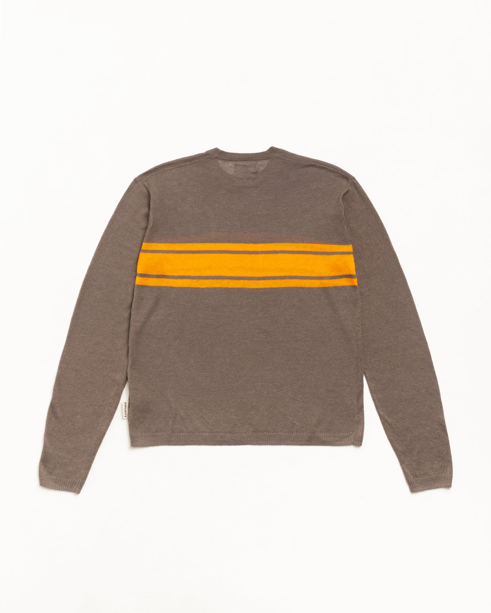 Striped Long Sleeve Sweater Unisex Long Sleeve In Brown