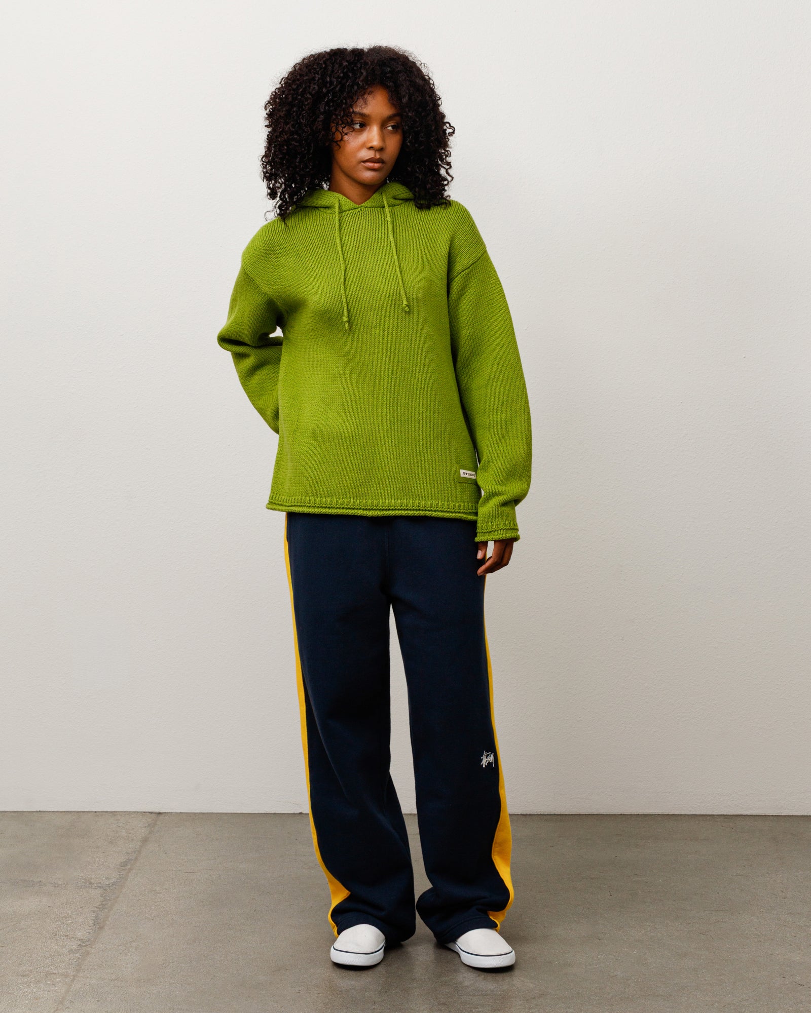 Beach Hooded Sweater Unisex Long Sleeve In Green