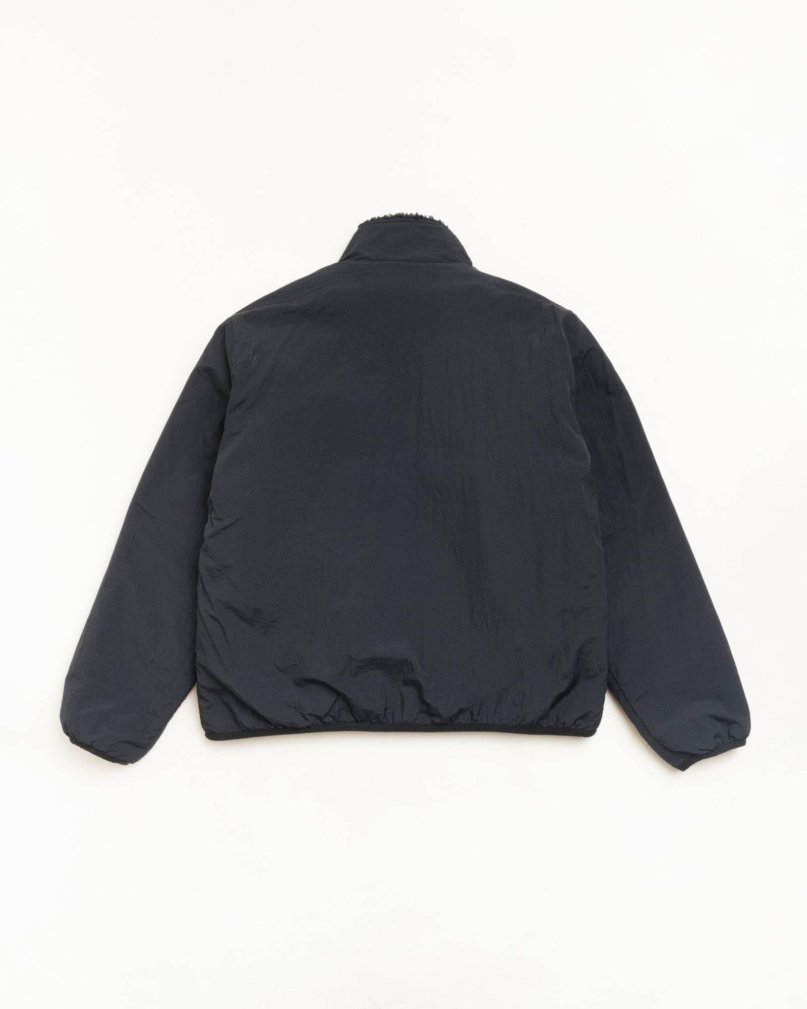 Sherpa Reversible Jacket - Black | Outerwear | Stüssy Korea