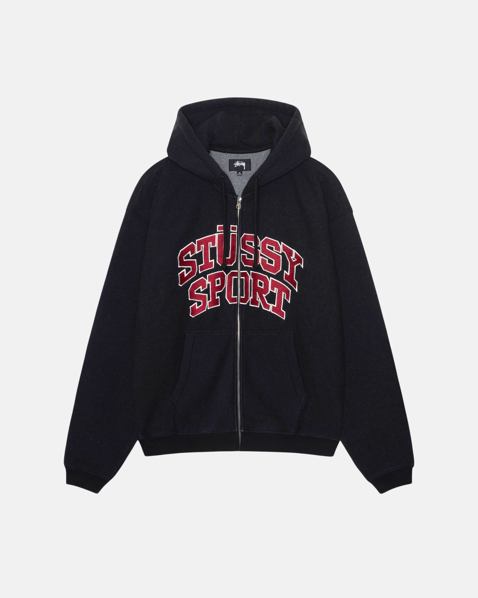 Stüssy Stüssy Sport Zip Hoodie Washed Black Sweats