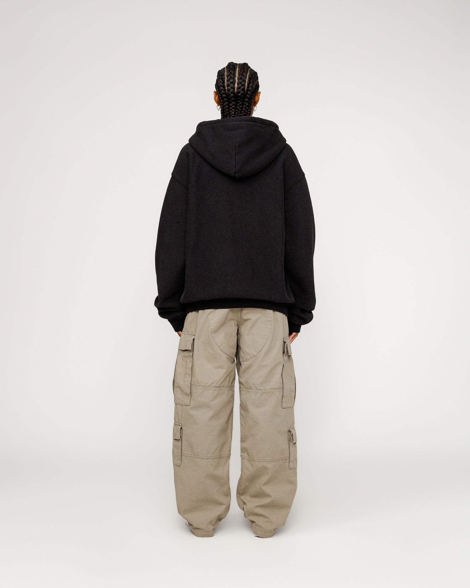 Stüssy Stüssy Sport Zip Hoodie Washed Black Sweats