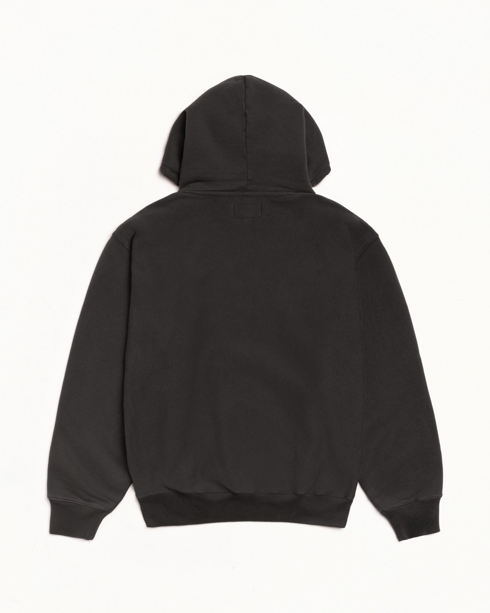 Stussy Applique Hood Mens Long Sleeve In Black