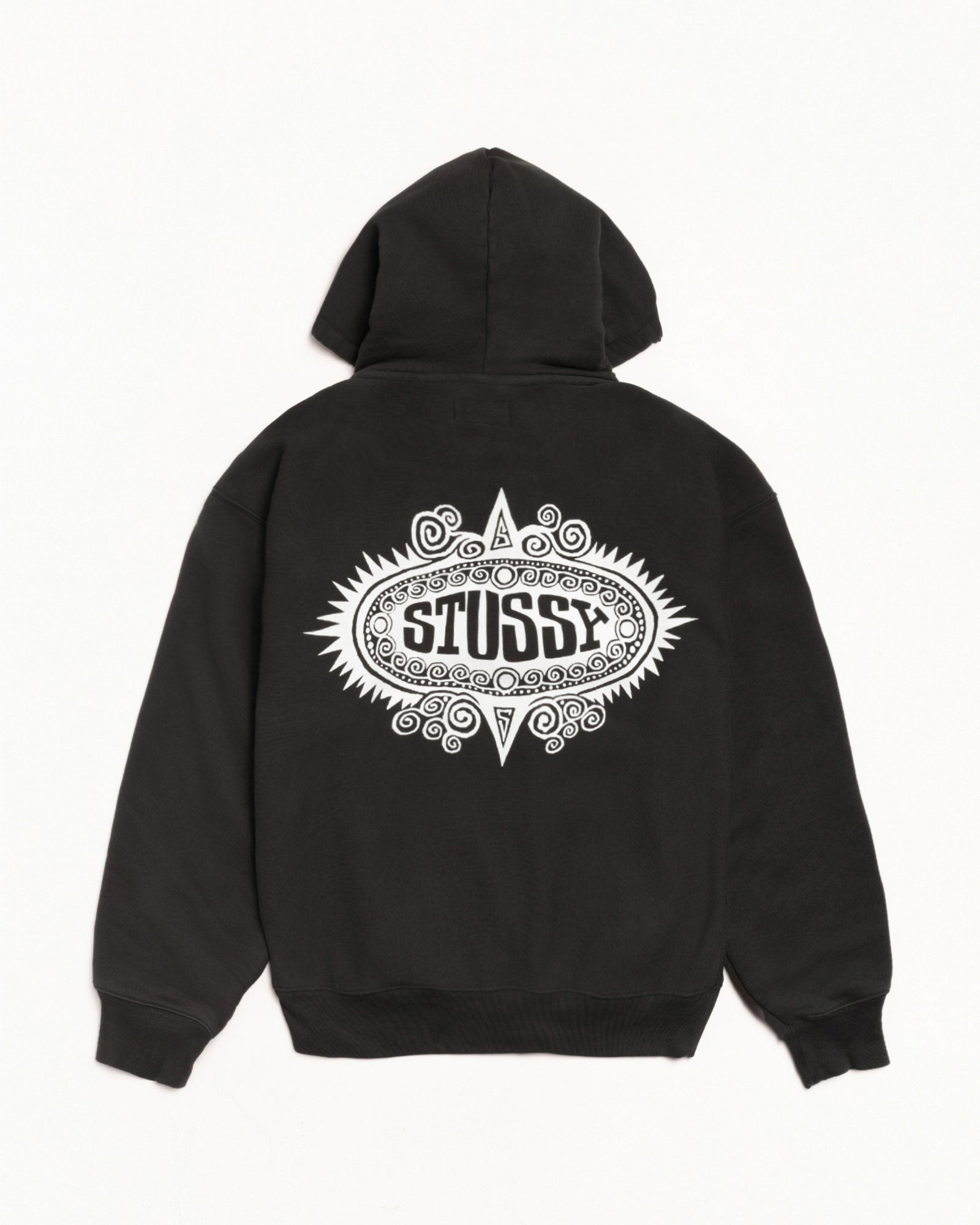 Mantra Zip Hoodie – Black | Sweats | Stüssy Korea