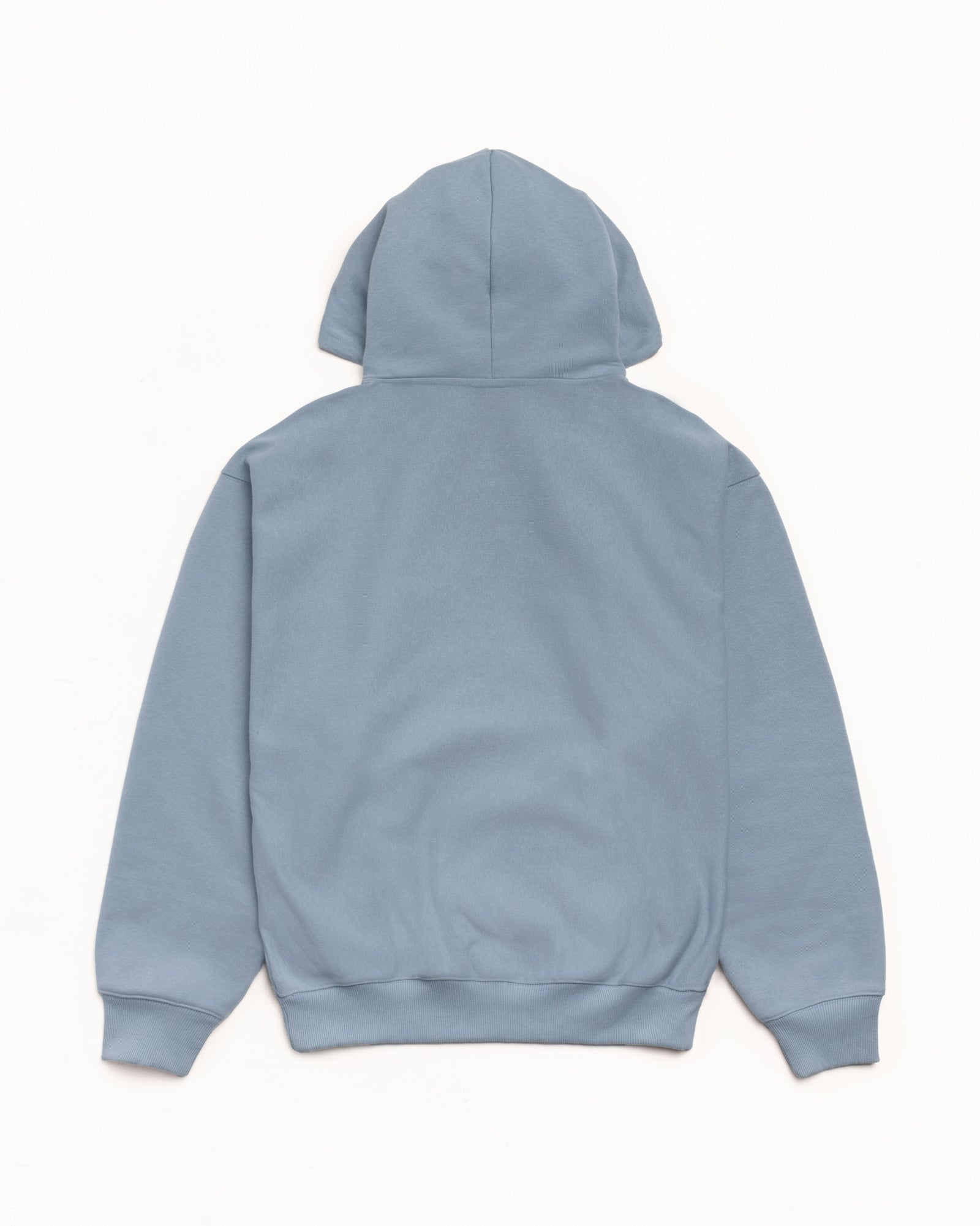 Double Stripe Hood Mens Long Sleeve In Slate