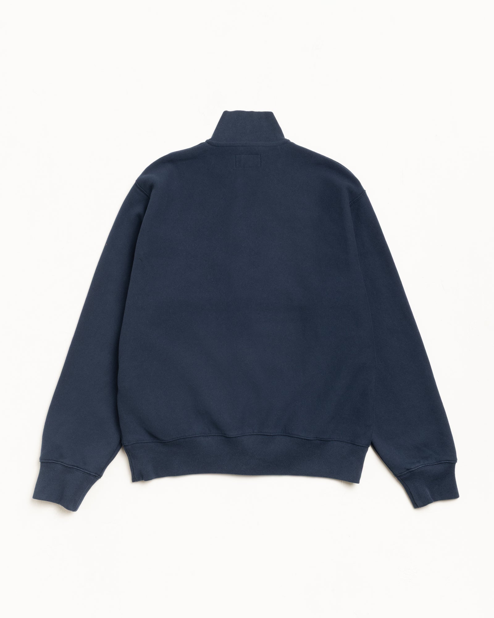 Fleece Track Jacket Mens Long Sleeve In Navy