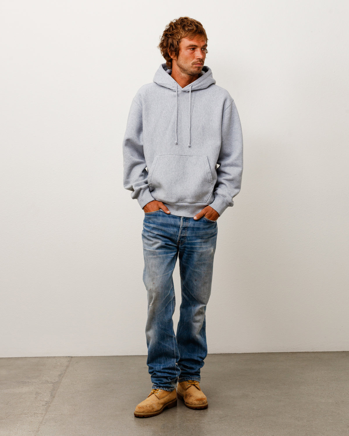Sweats Hoodie Unisex Long Sleeve In Grey Heather