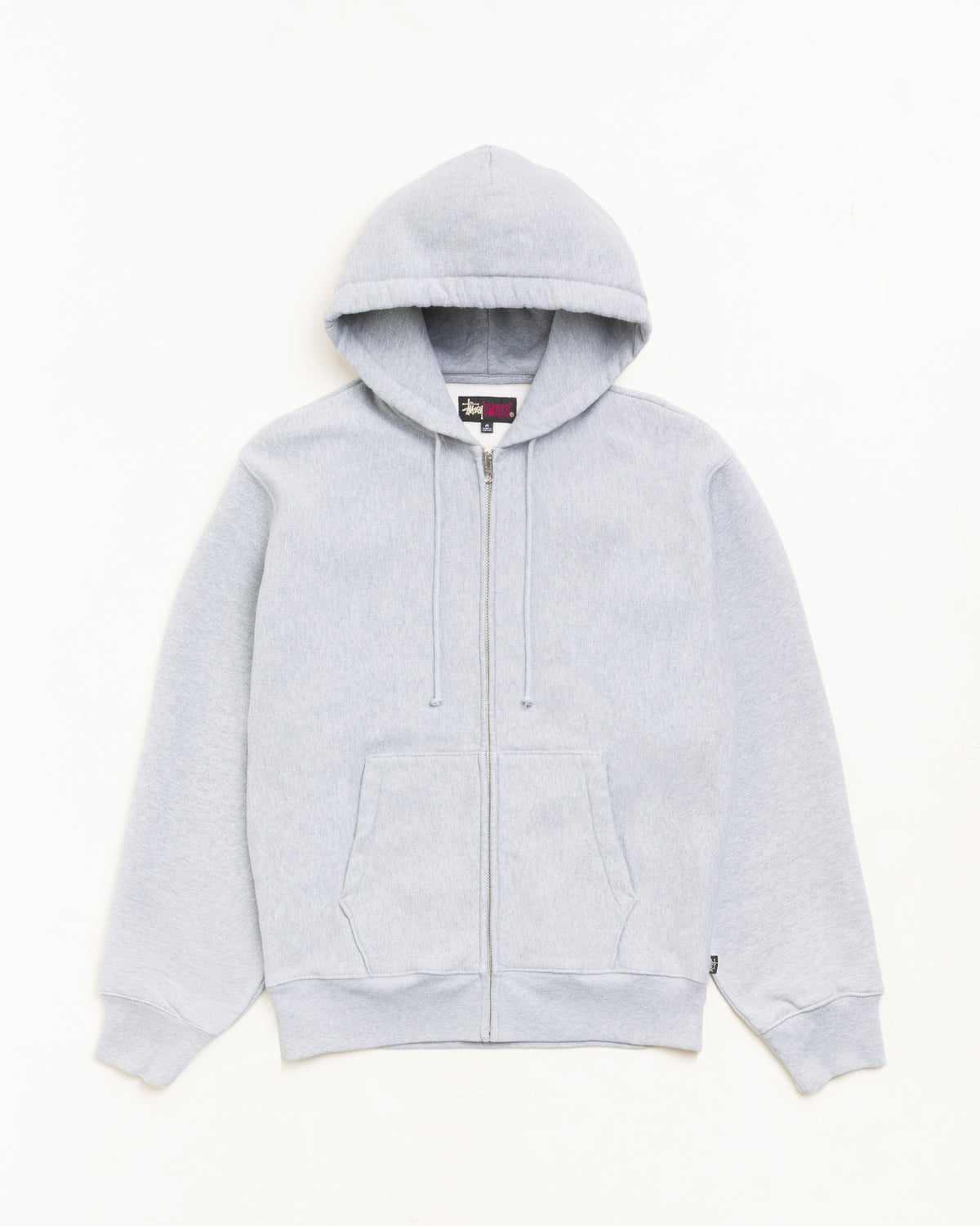 Sweats Zip Hoodie Unisex Long Sleeve In Grey Heather