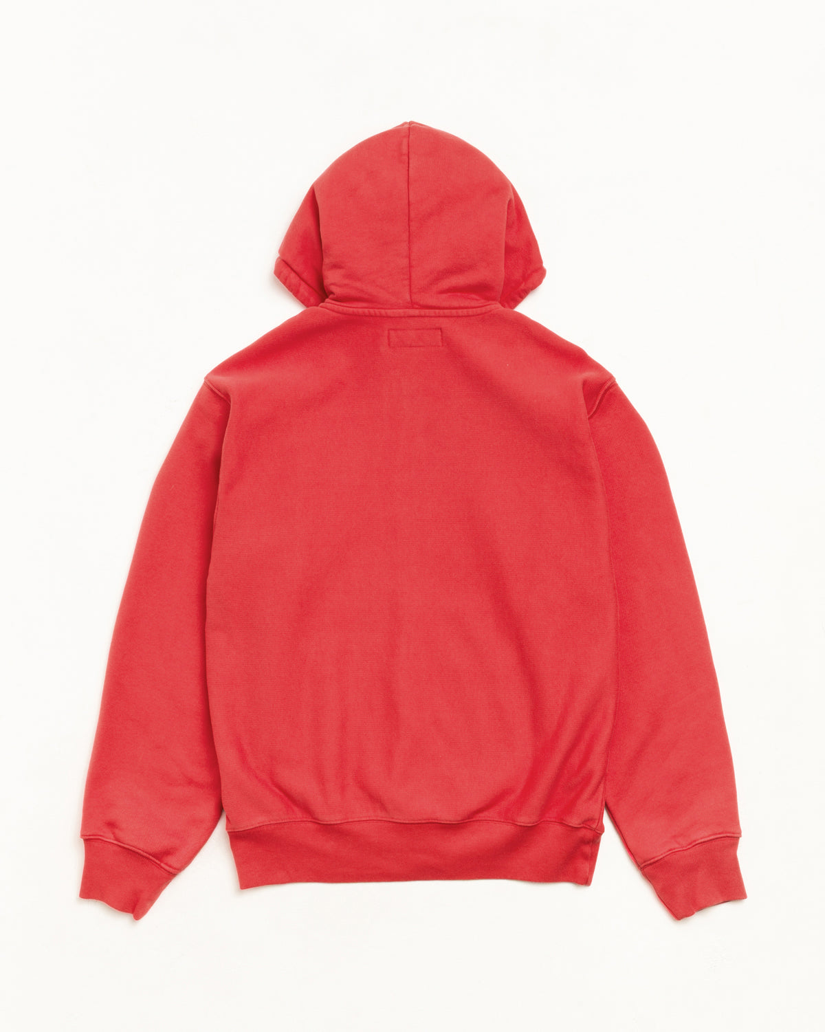 Sweats Zip Hoodie Unisex Long Sleeve In Red