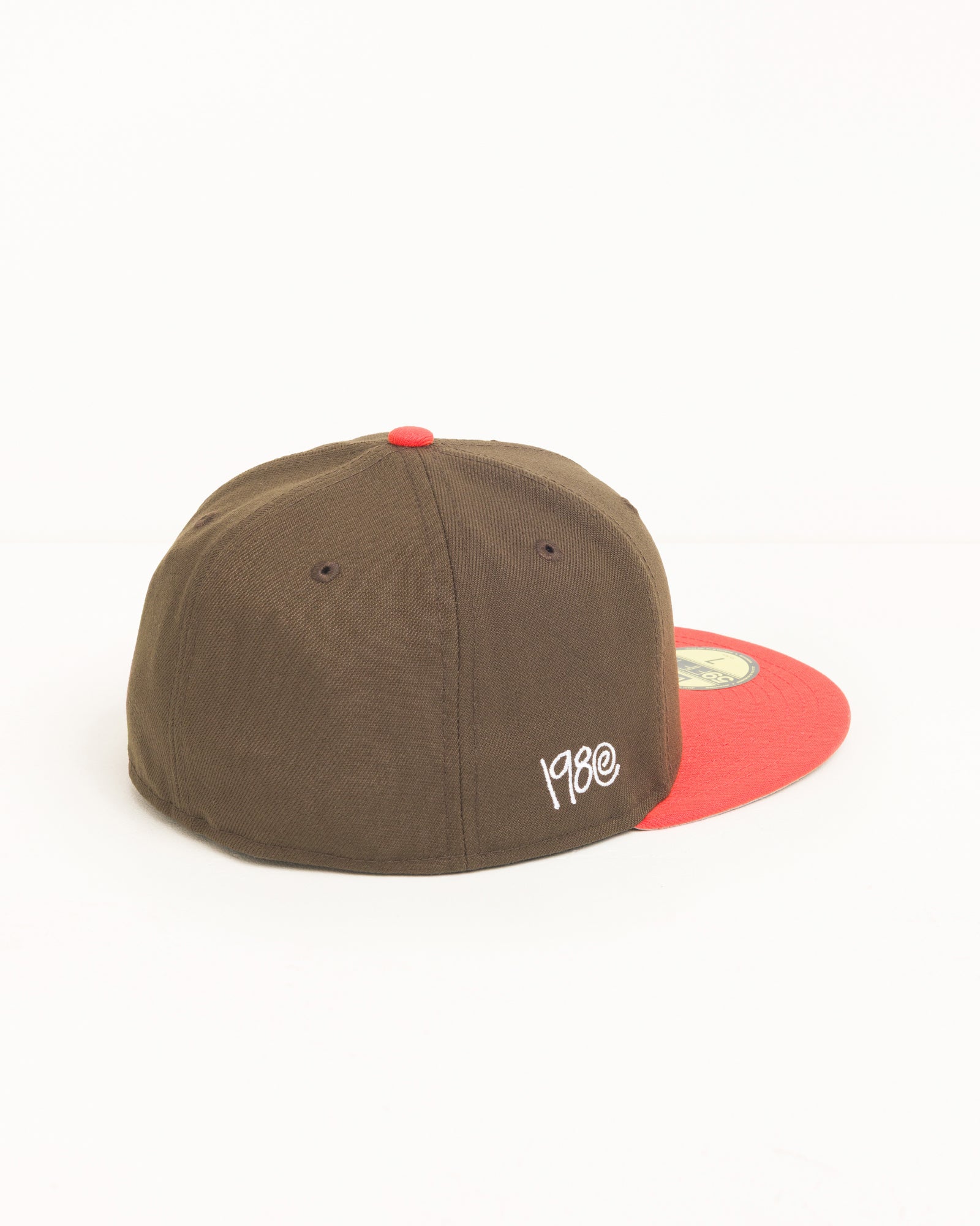 Curly S 59fifty New Era Cap Unisex In Brown/orange