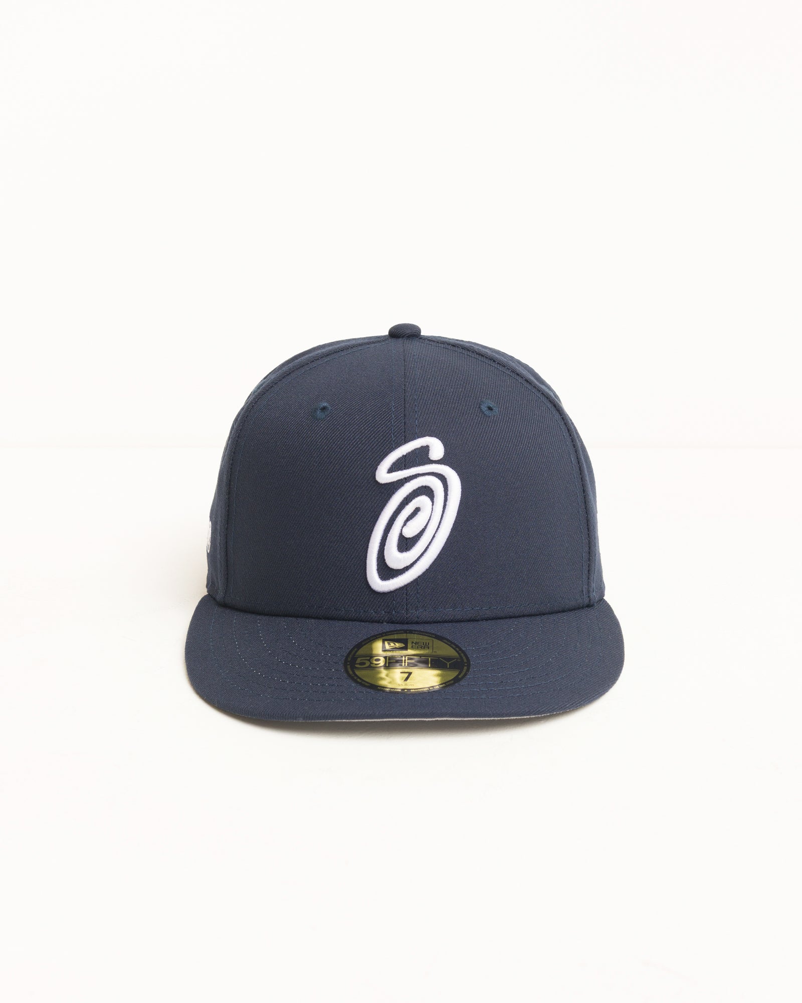 Curly S 59fifty New Era Cap Unisex In Navy