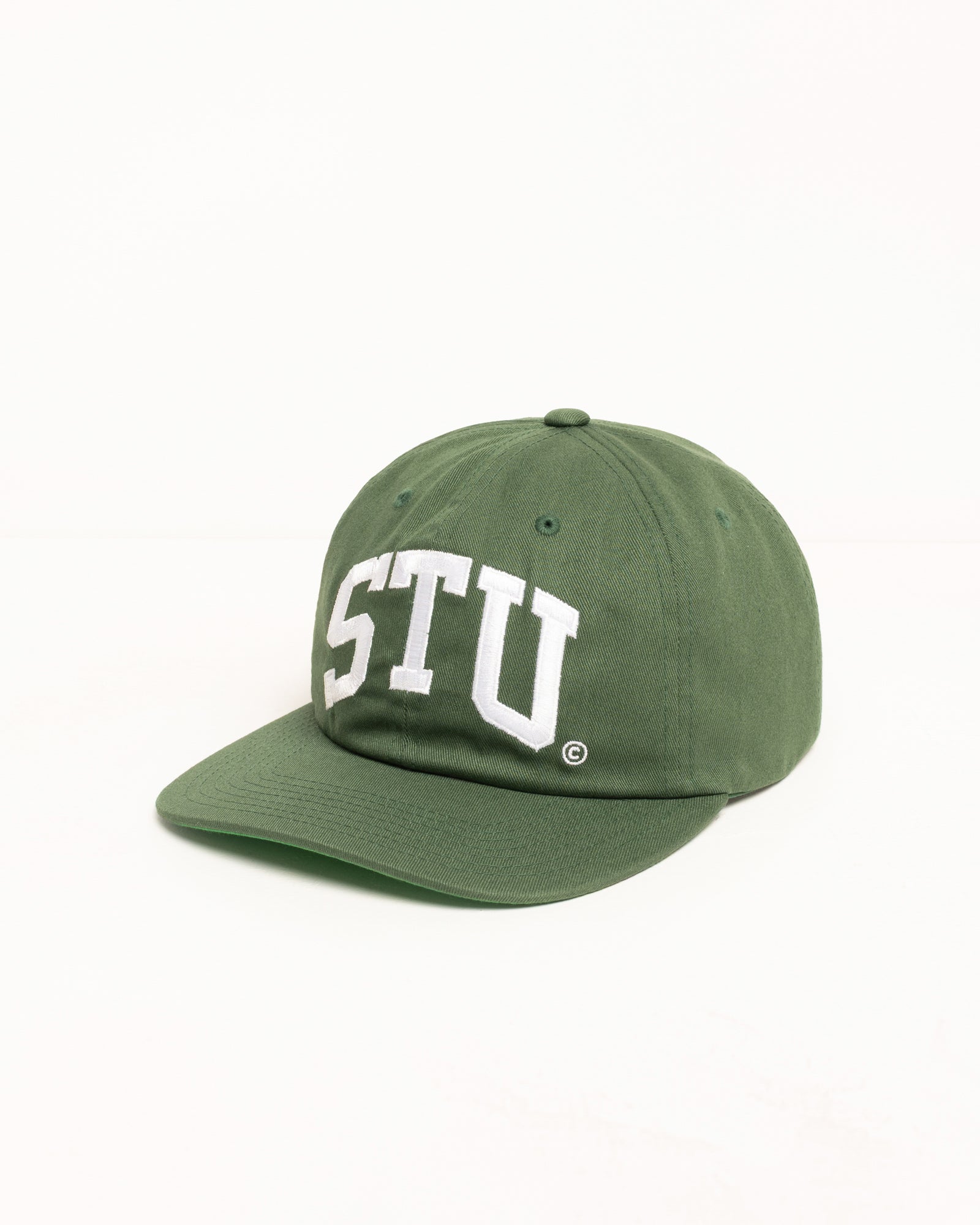 Stu Arch Strapback Cap Accessories In Forest