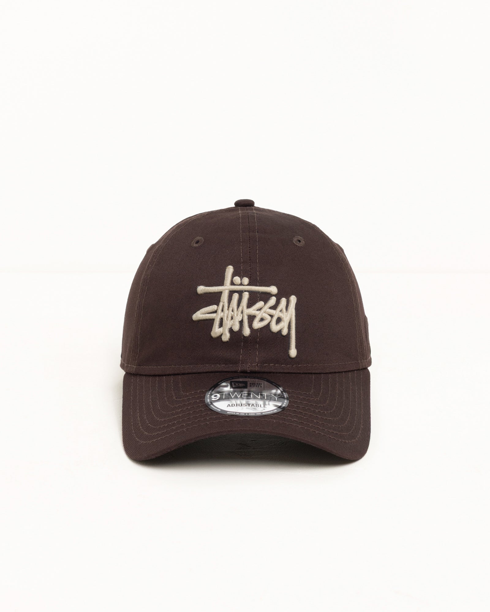 9TWENTY BASIC CAP 헤드웨어 브라운 컬러