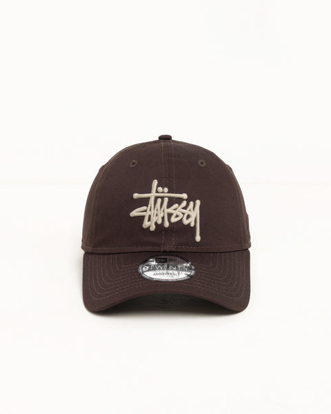 9TWENTY BASIC CAP 헤드웨어 브라운 컬러