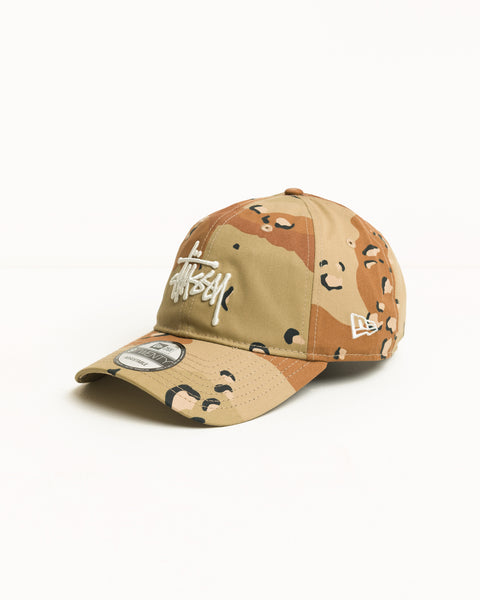 Stüssy 9TWENTY 베이식 캡 헤드웨어, 데저트 카모