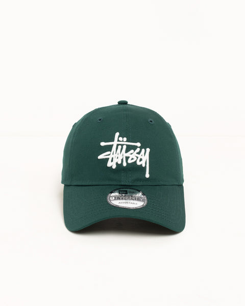 STUSSY×NEW ERA 9TWENTY BASIC green New Era 9TWENTY Basic Strapback – Dark Green | Headwear | Stüssy Korea