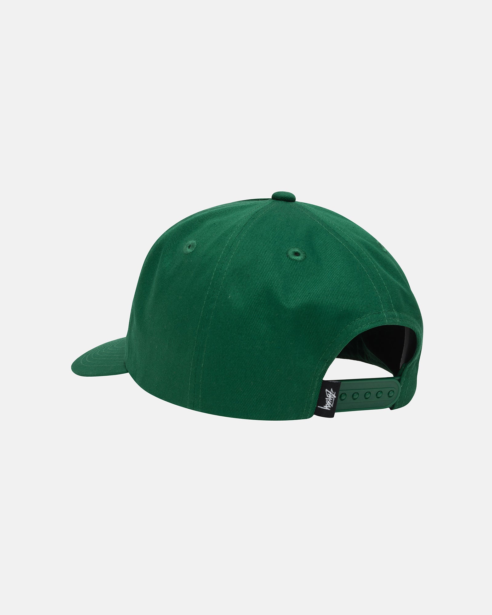 Stüssy Mid-Depth Big Stock Snapback Green Headwear