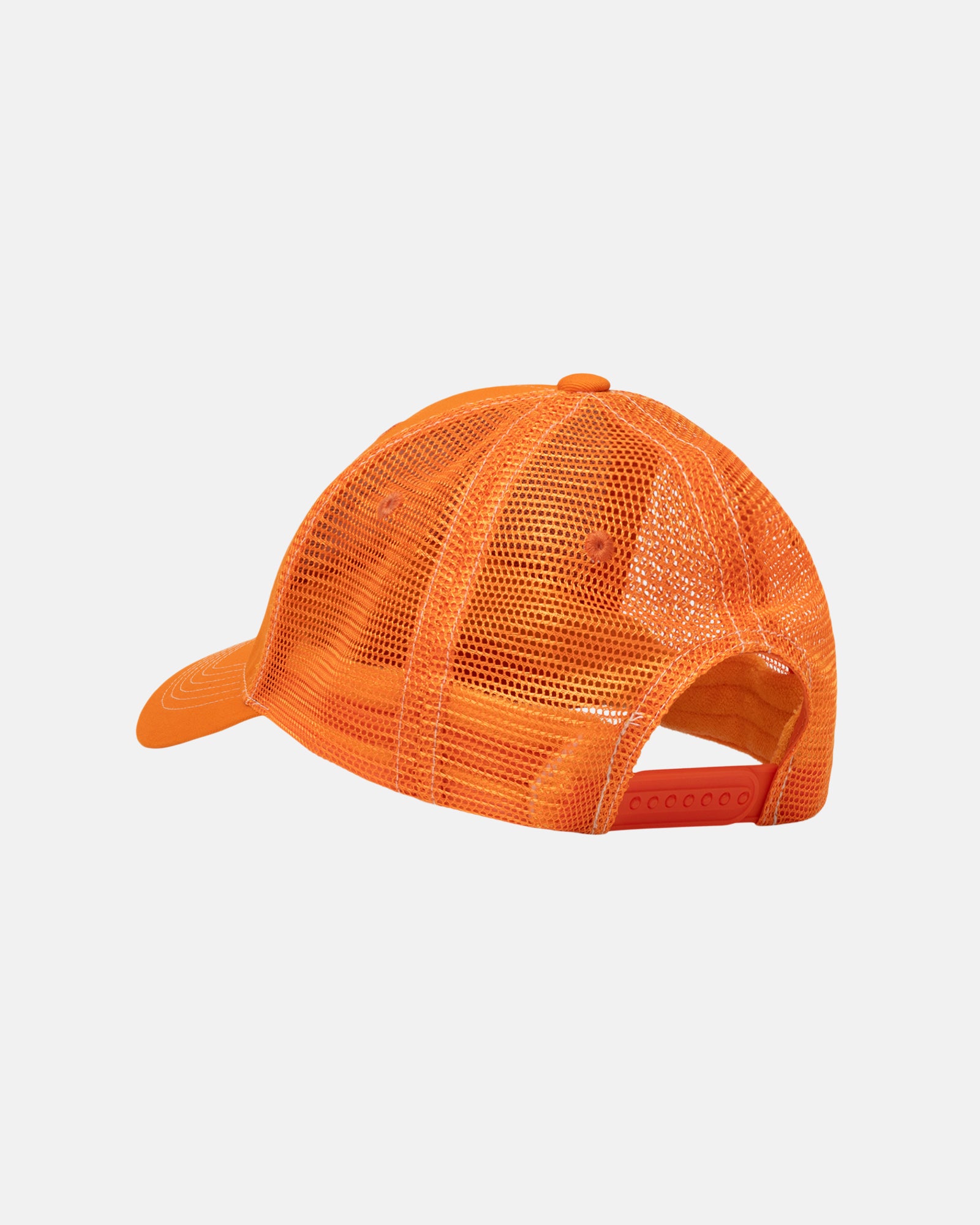 Stüssy Low Pro Trucker 8 Ball Snapback Orange Headwear