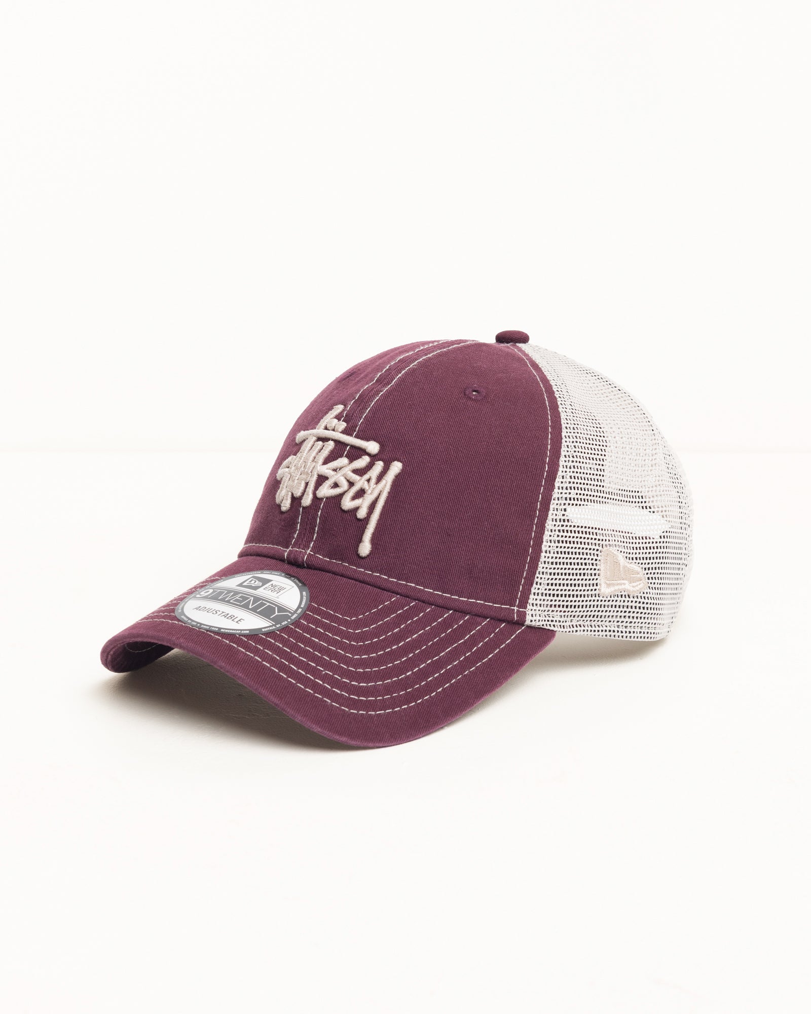 Washed Basic Trucker 9twenty Accessories In Maroon