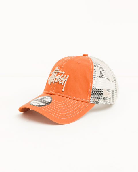 Washed Basic Trucker 9twenty Unisex In Tangerine
