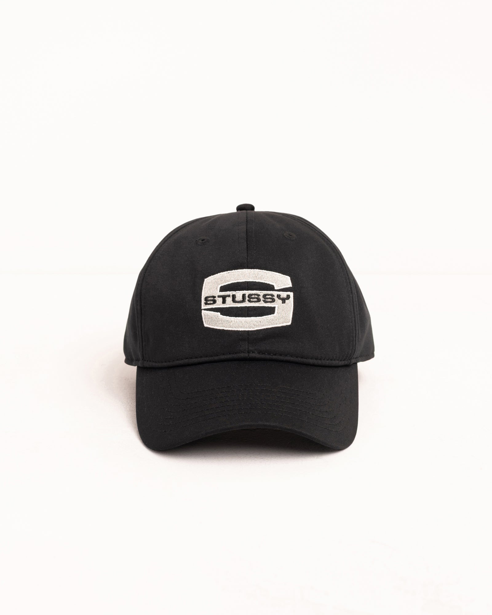 Md Stussy Large S Cap Accessories In Black