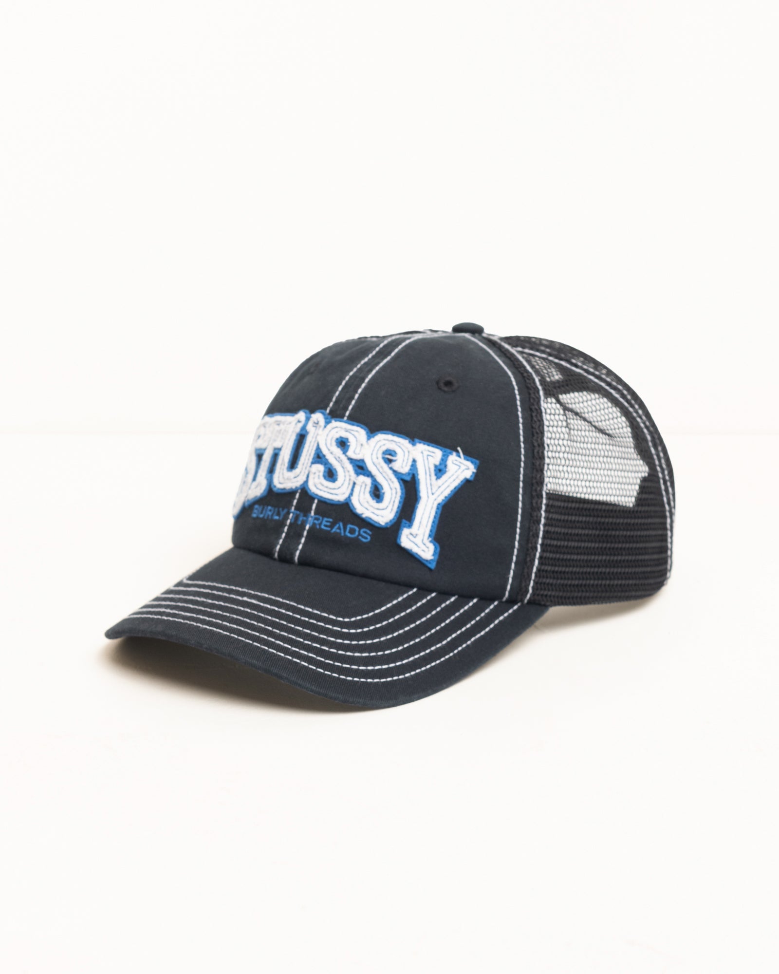 Md Burly Threads Trucker Accessories In Black