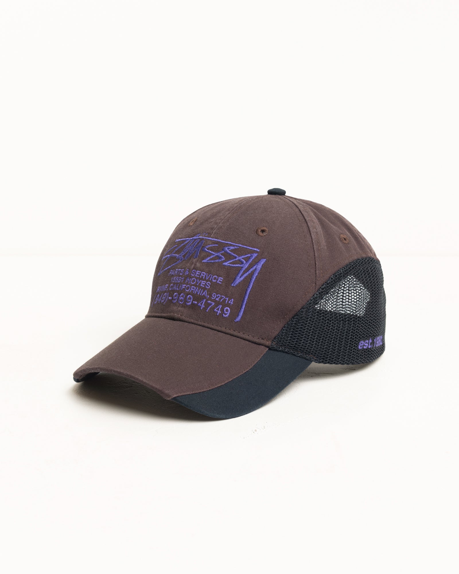 Parts & Service Mesh Cap – Brown | Headwear | Stüssy Korea