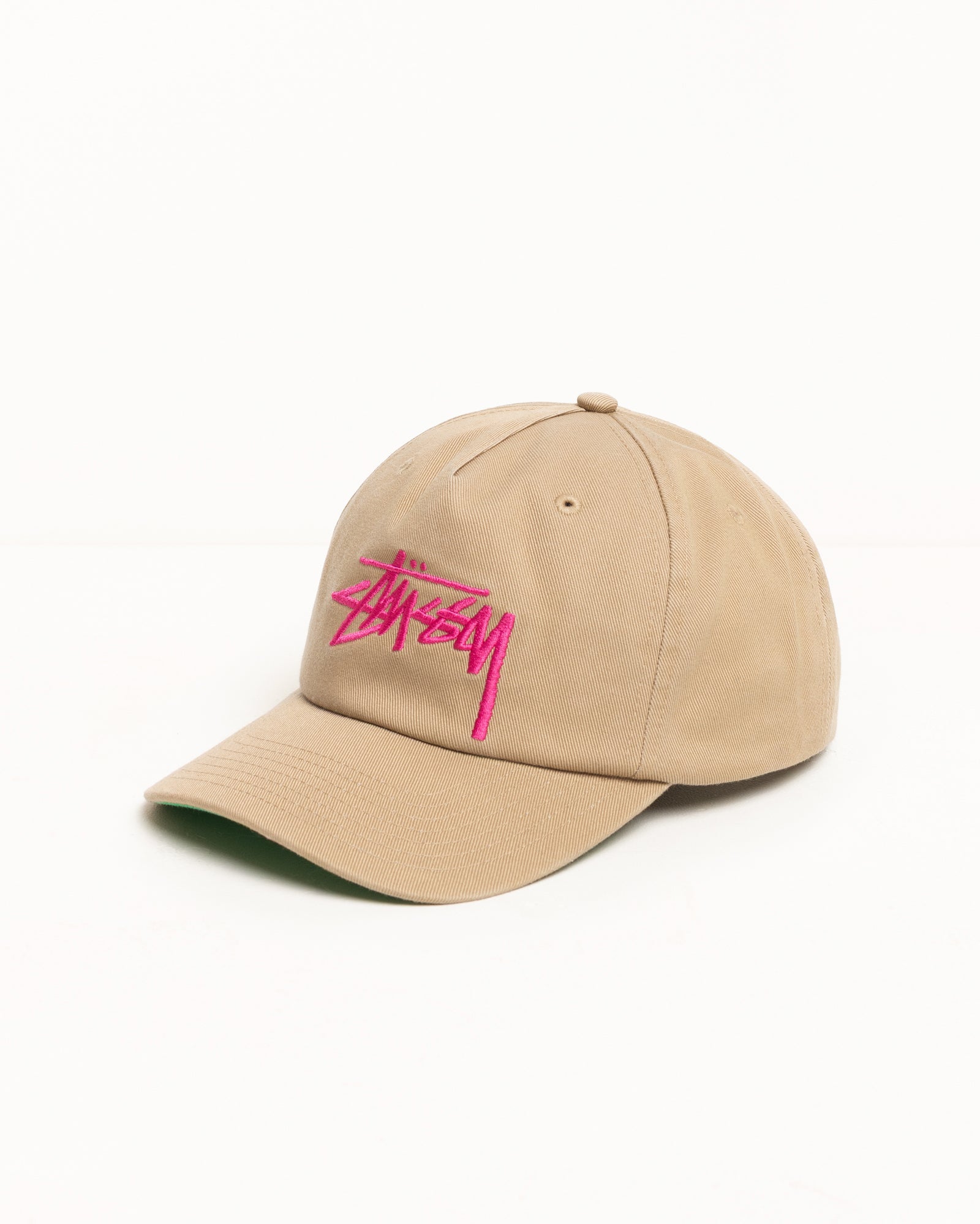 Big Stock Mid Depth Cap Accessories In Khaki