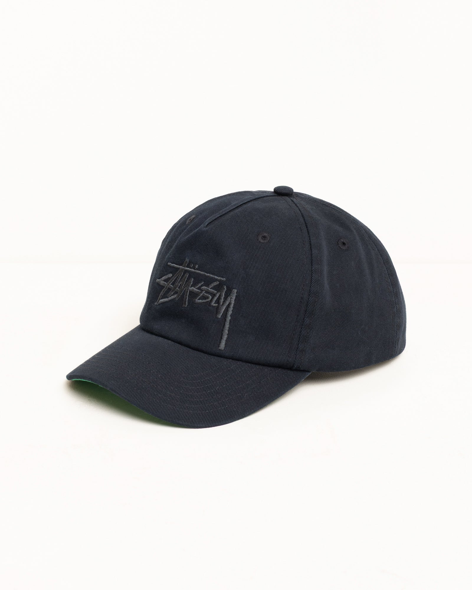 Big Stock Snapback Cap - Navy Eclipse | Headwear | Stüssy Korea