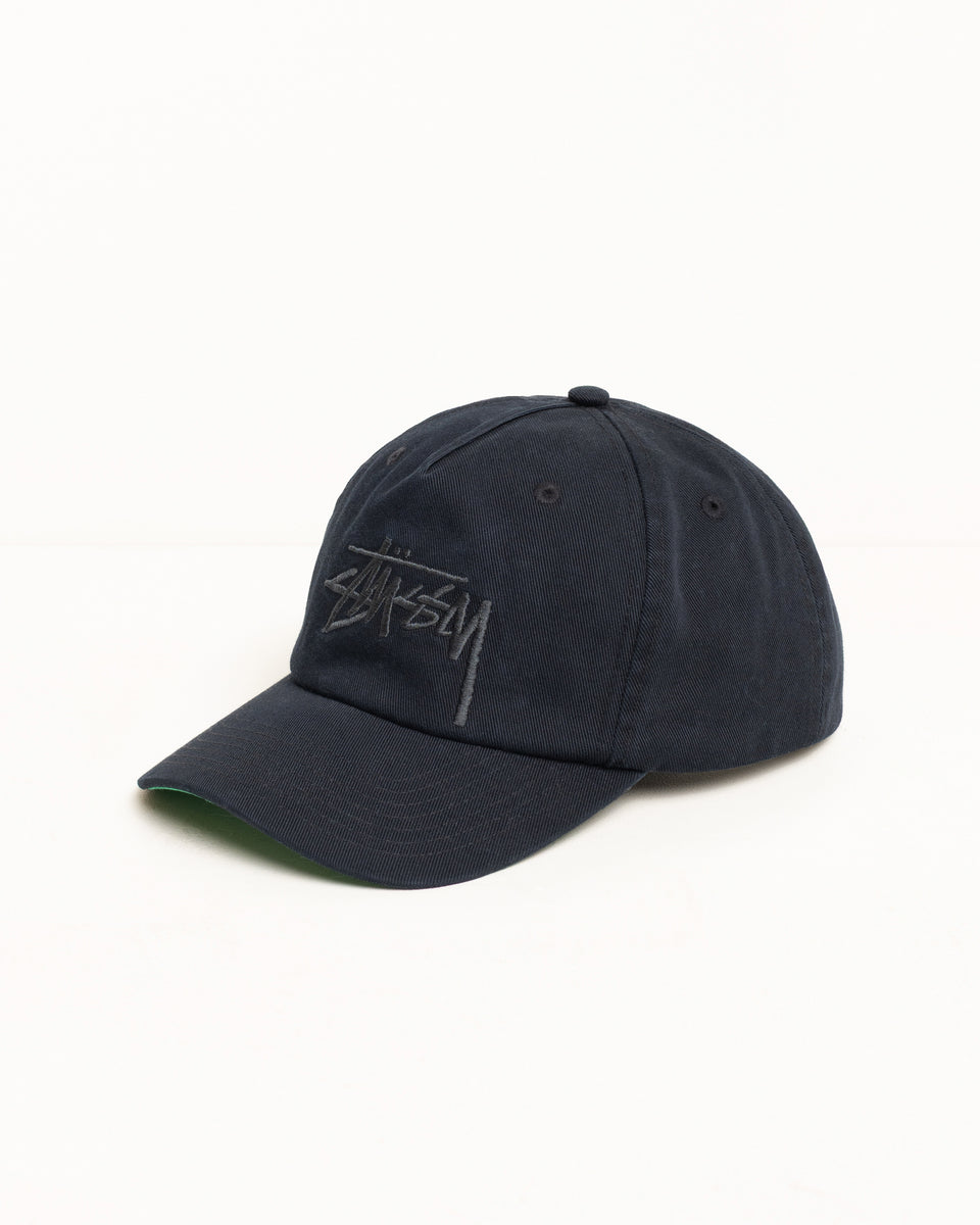 Big Stock Mid Depth Cap Unisex In Navy Eclipse