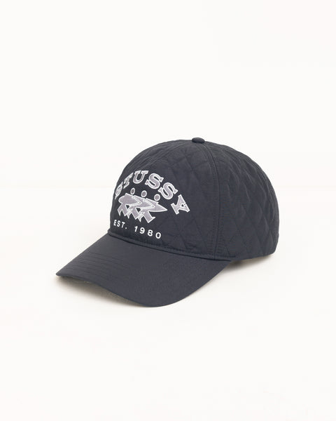 Md Quilted Surfwalk Cap Unisex In Black