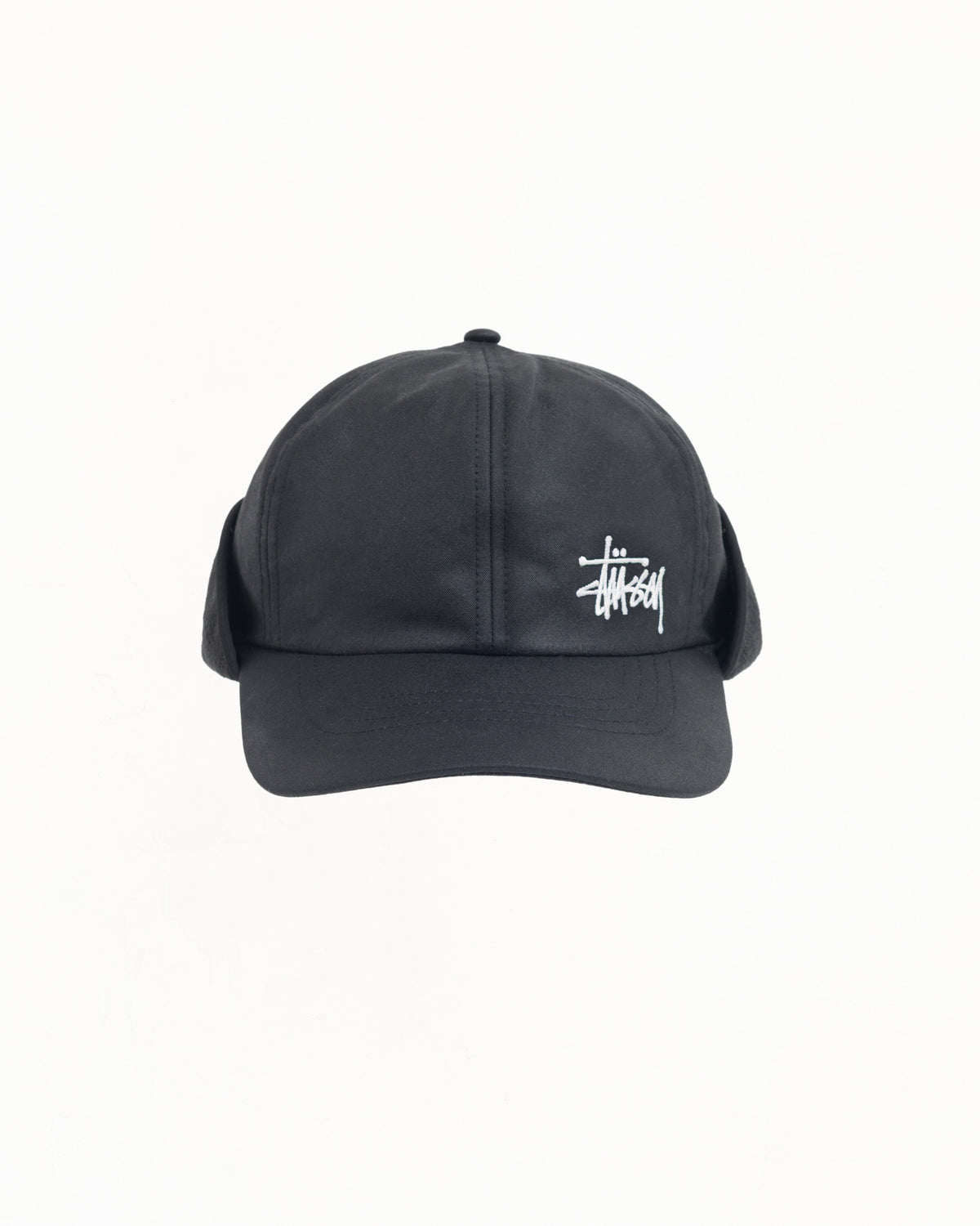 Md Waxed Earflap Unisex In Black