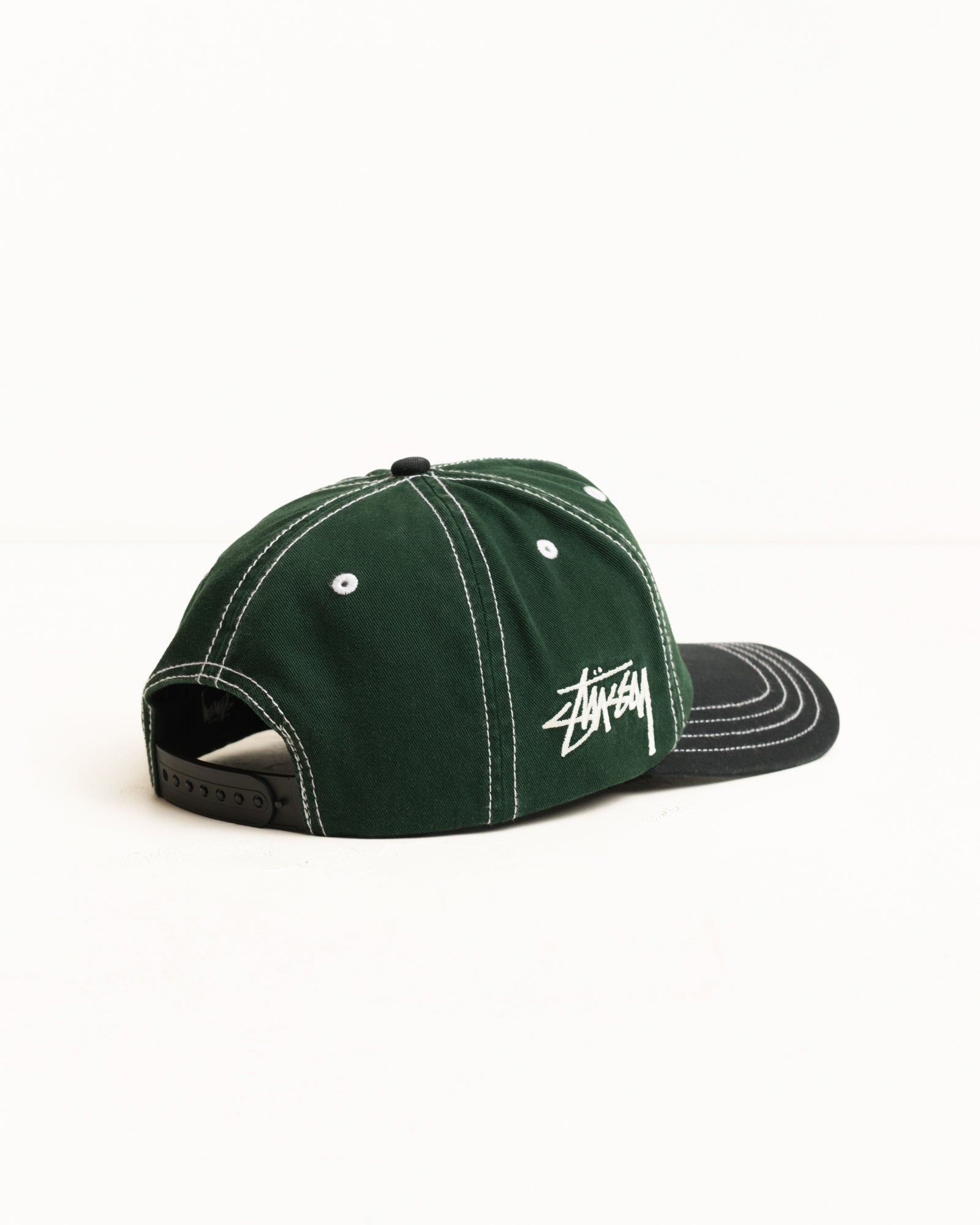 Stüssy & Always 스냅백 캡 헌터 컬러