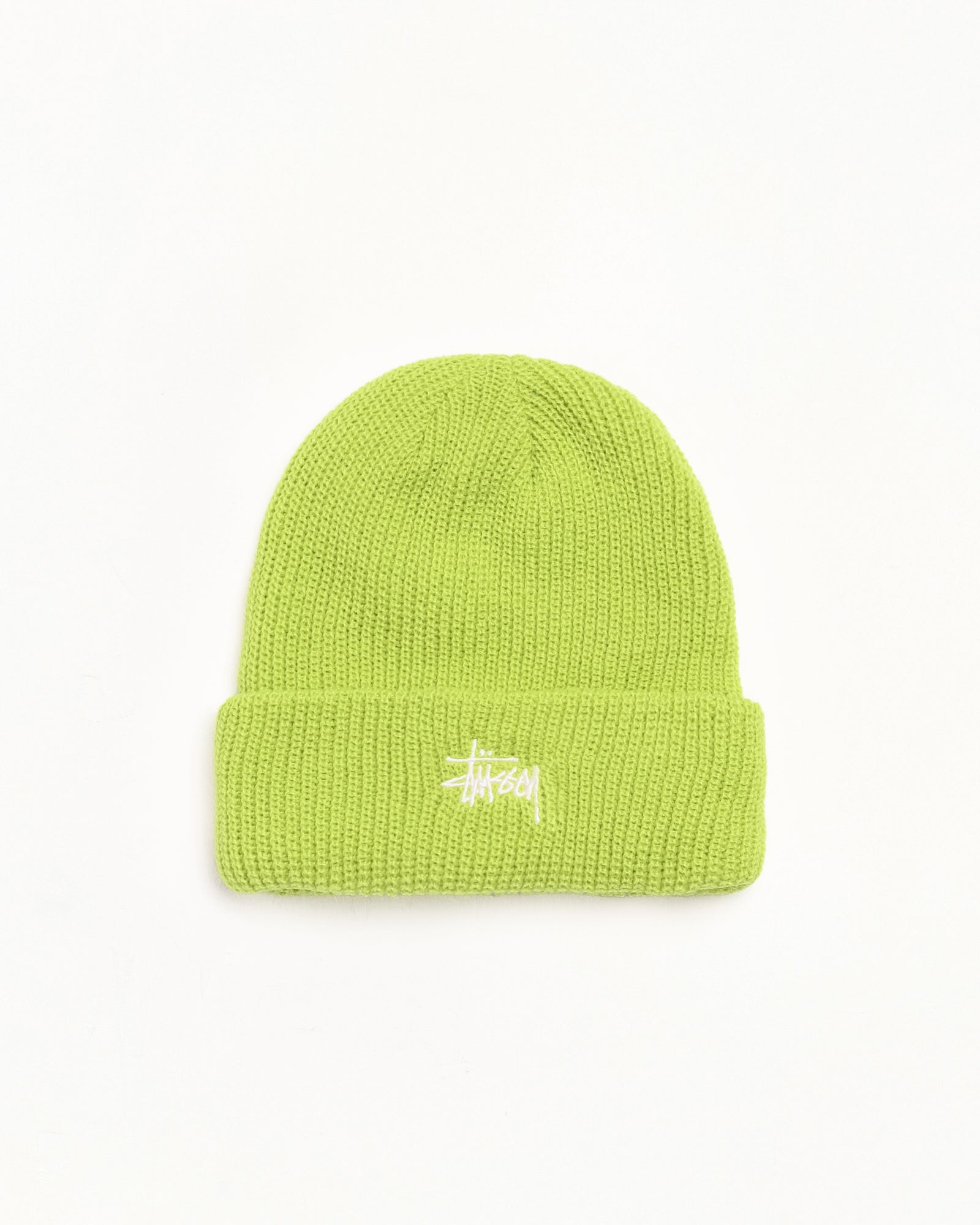 Basic Cuff Beanie Accessories In Green Apple