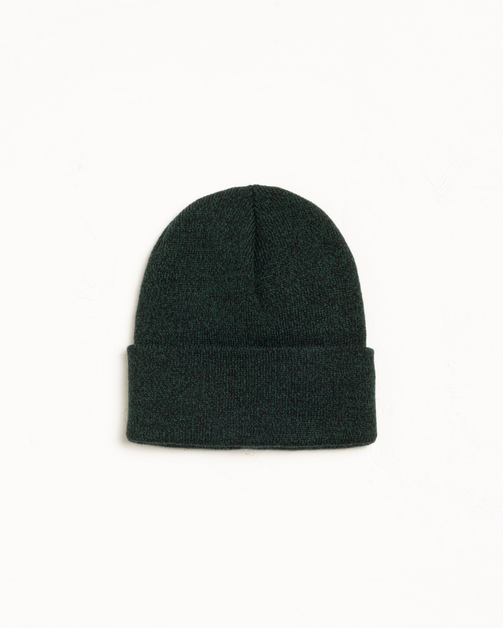 Stock Cuff Beanie Accessories In Marled Hunter Green