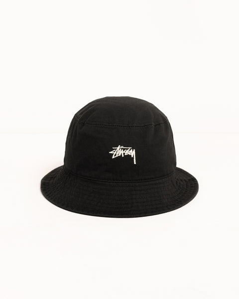 Bucket Hat Stock – Black | Headwear | Stüssy Korea
