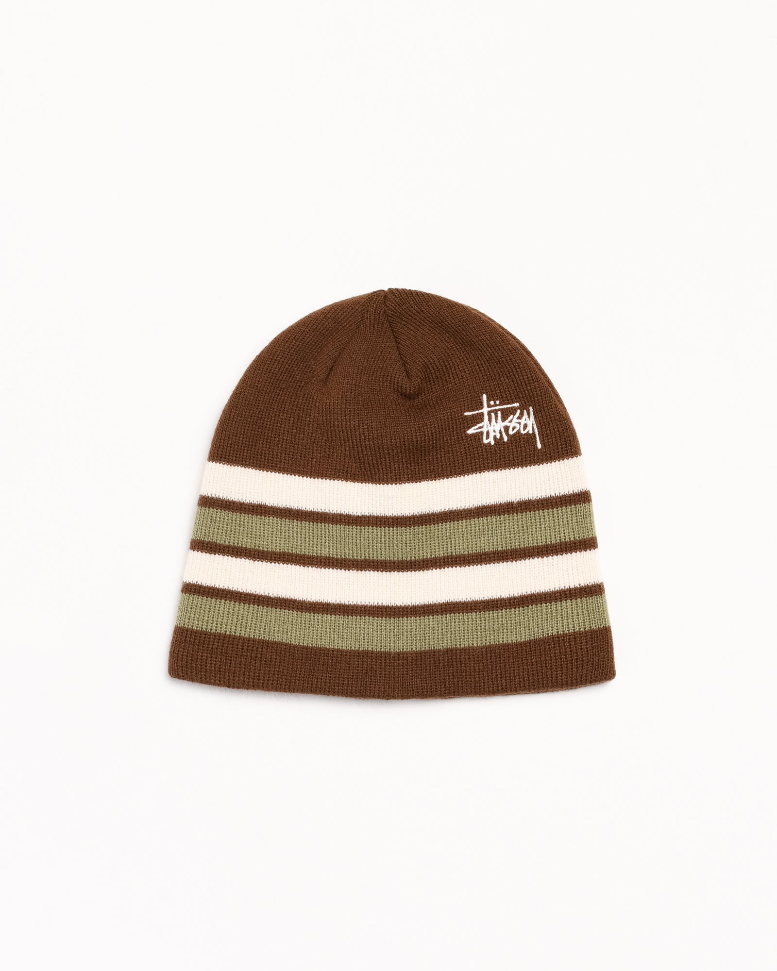 Skullcap Basic Striped Accessories In Brown