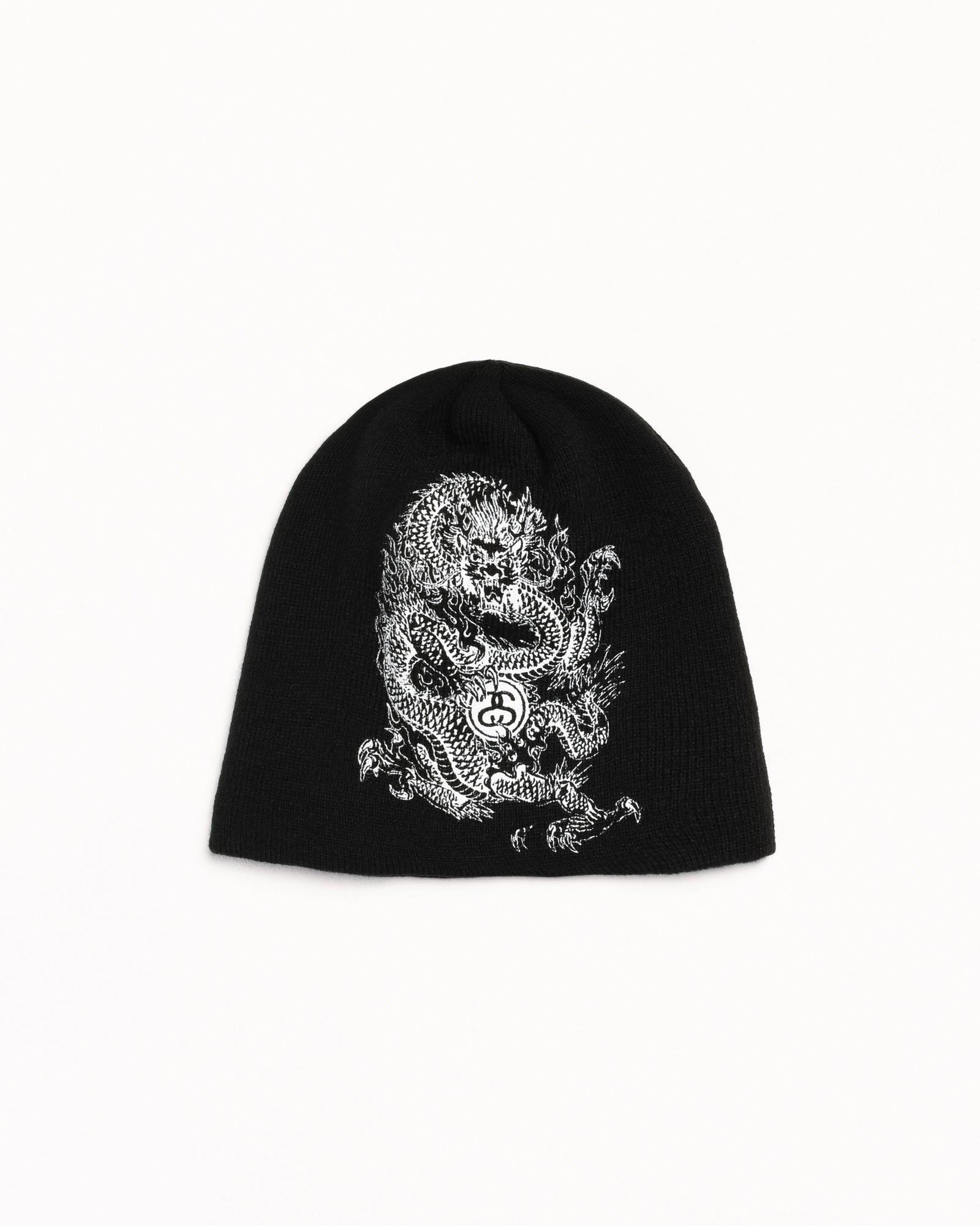 Skullcap Dragon Print Accessories In Black