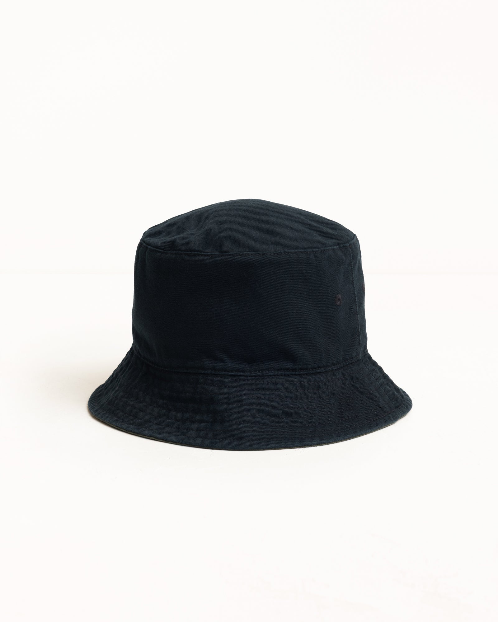 Reversible Stock Bucket Hat Unisex In Black/olive