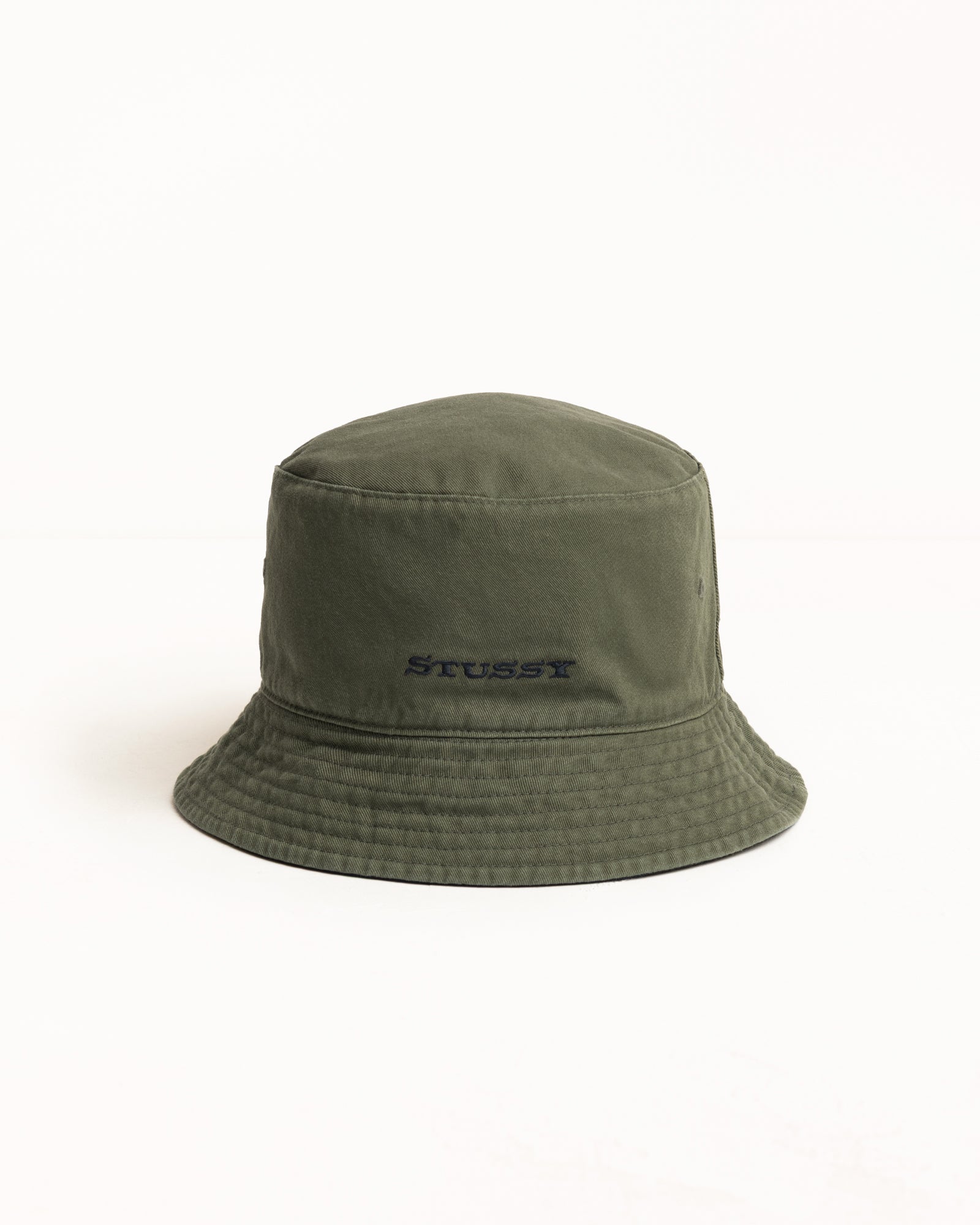 Reversible Stock Bucket Hat Unisex In Black/olive