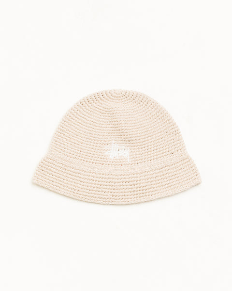 Basic Linen Knit Bucket Unisex In Oat