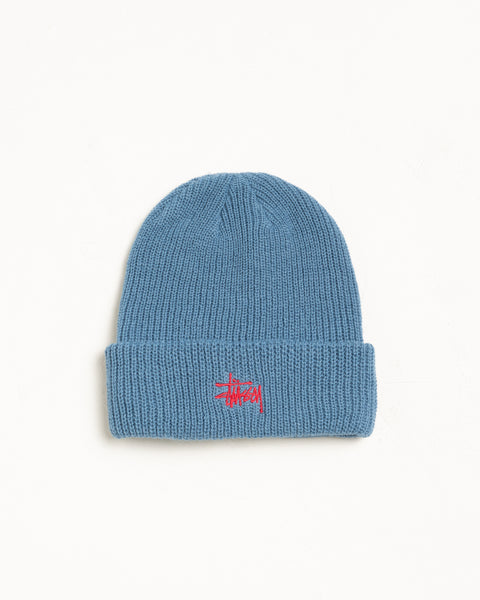 Basic Cuff Beanie Accessories In Slate Blue
