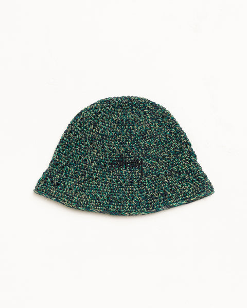Hemp Stock Knit Bucket Hat – Multi Green | Headwear | Stüssy Korea