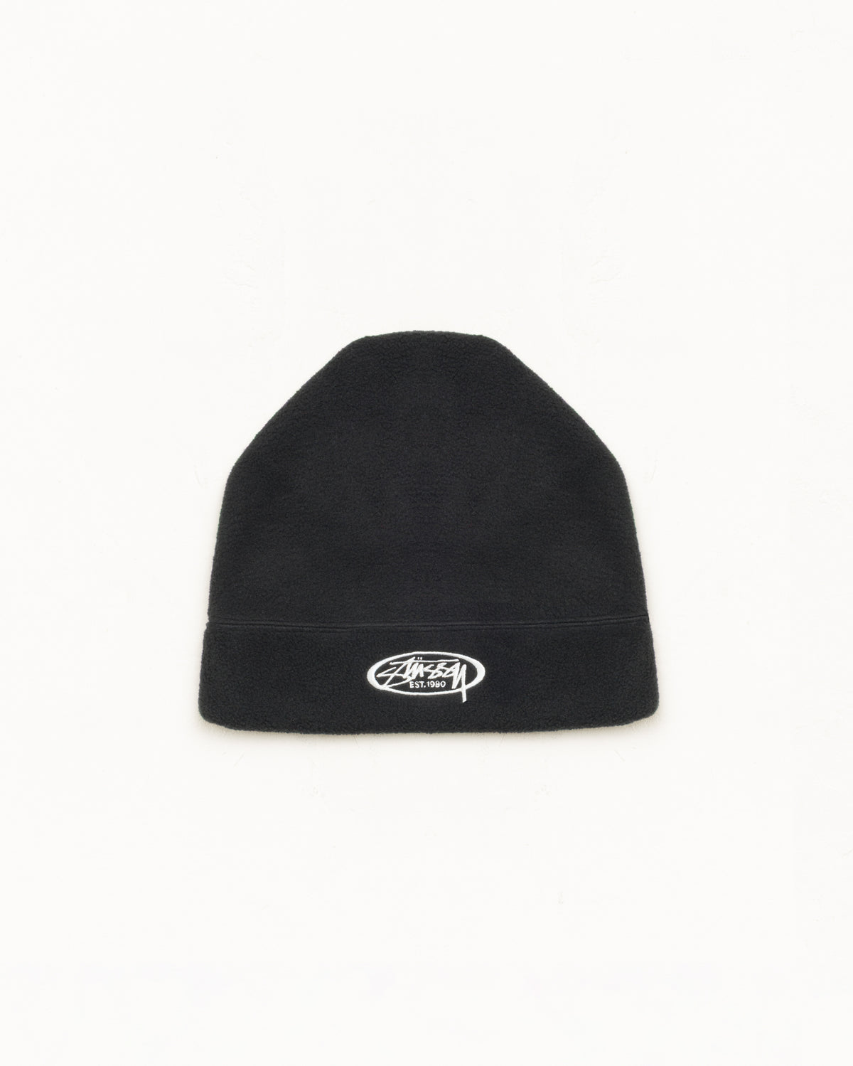 Oval Fleece Skullcap Unisex In Black
