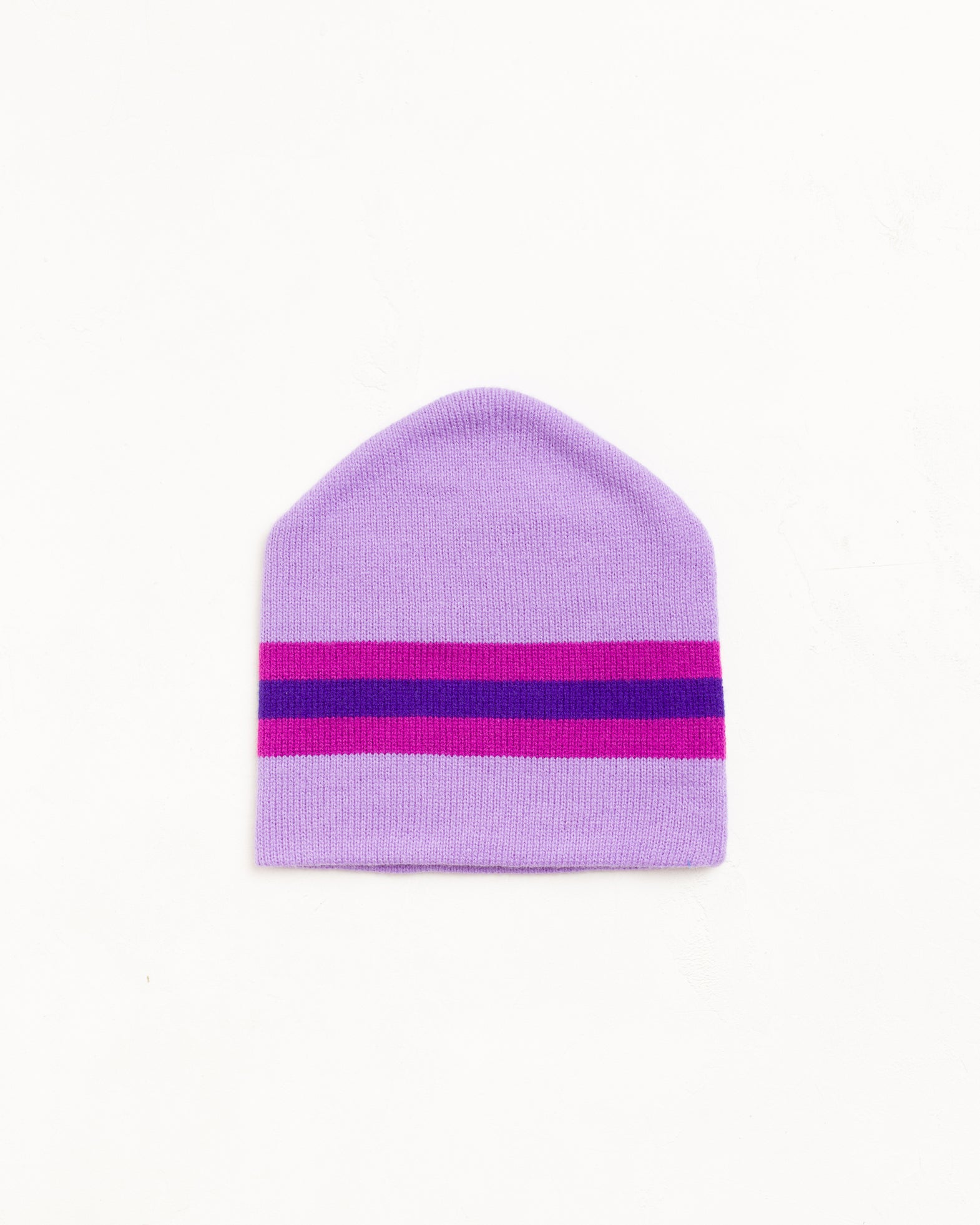 Stripe Ski Beanie Unisex In Purple