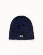 CASHMERE LEOPARD SKULLCAP