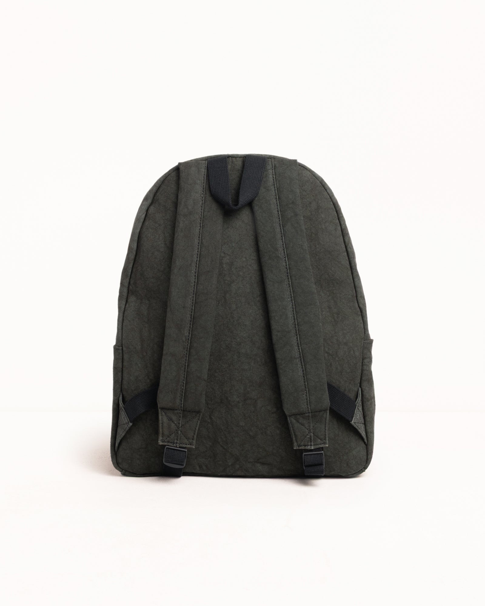 Canvas Backpack Accessories In Washed Black