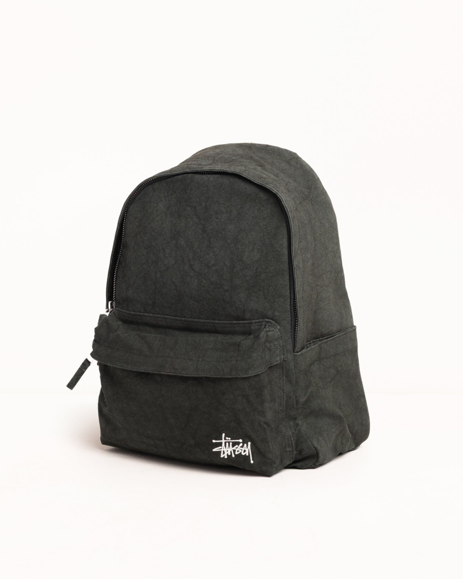 Canvas Backpack Accessories In Washed Black