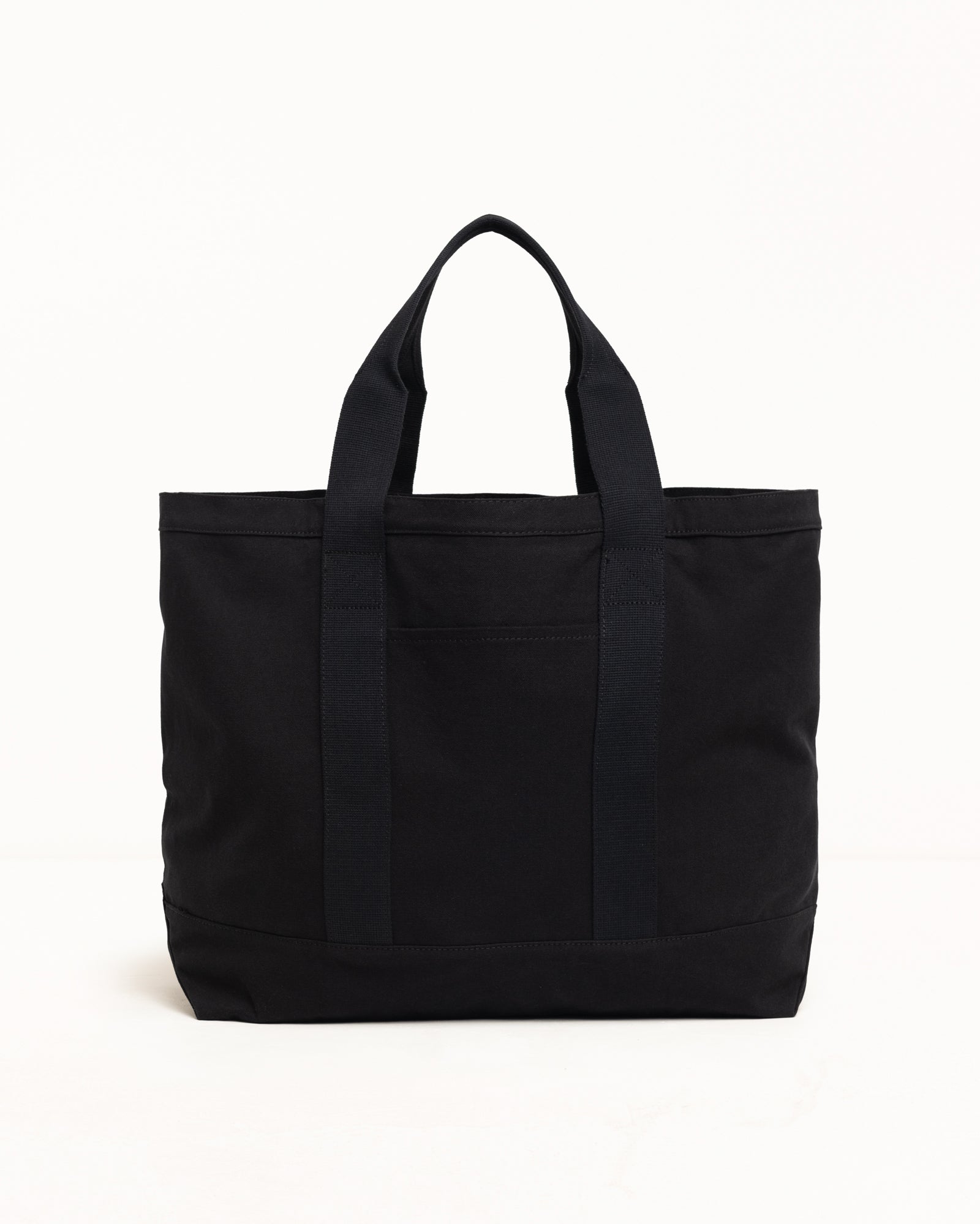 Canvas Extra Large Tote Bag in Black